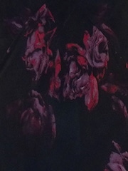 Religion Red Lily Column Bias Cut Maxi Dress In Dark Floral Fade Print - Image 6 of 6
