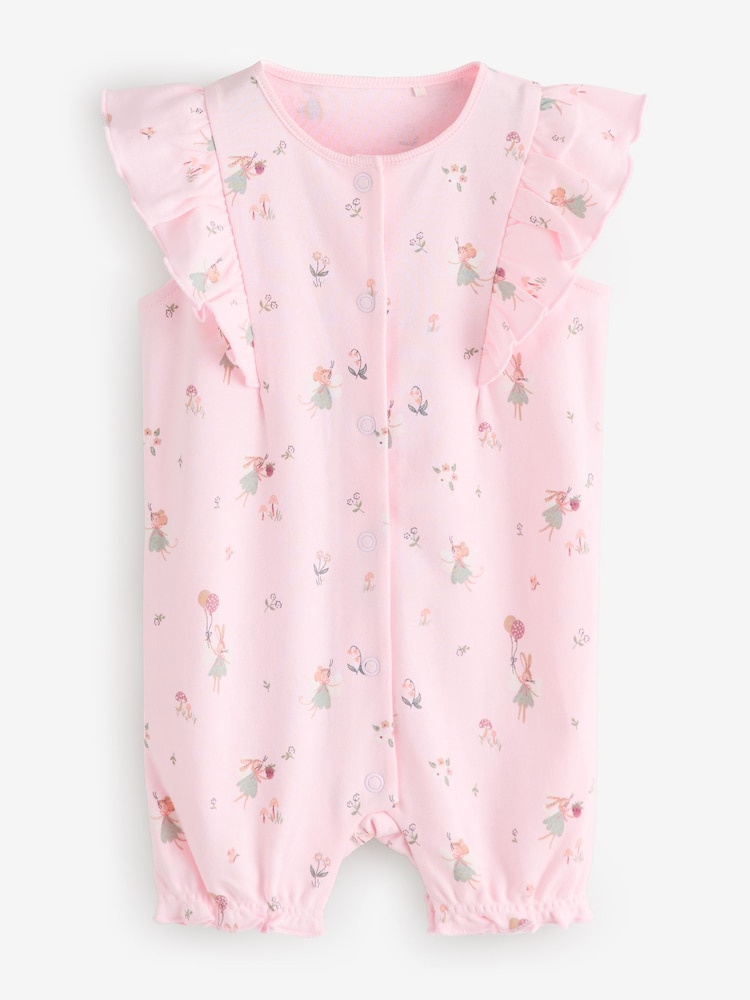 Pink Fairy Print Romper - Image 1 of 1