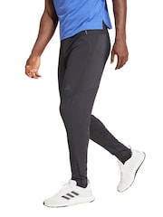 adidas Black Designed For Training Hybrid Joggers - Image 1 of 5