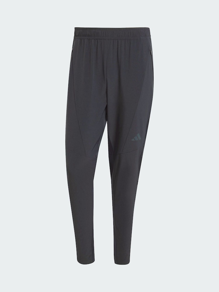 adidas Black Designed For Training Hybrid Joggers - Image 5 of 5
