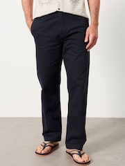 FatFace Carbis Navy Relaxed Fit Chinos - Image 1 of 5