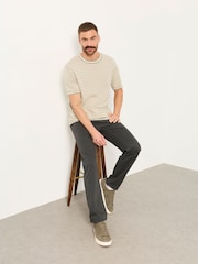 FatFace Carbis Grey Relaxed Fit Chinos - Image 4 of 6