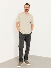 FatFace Carbis Grey Relaxed Fit Chinos - Image 5 of 6
