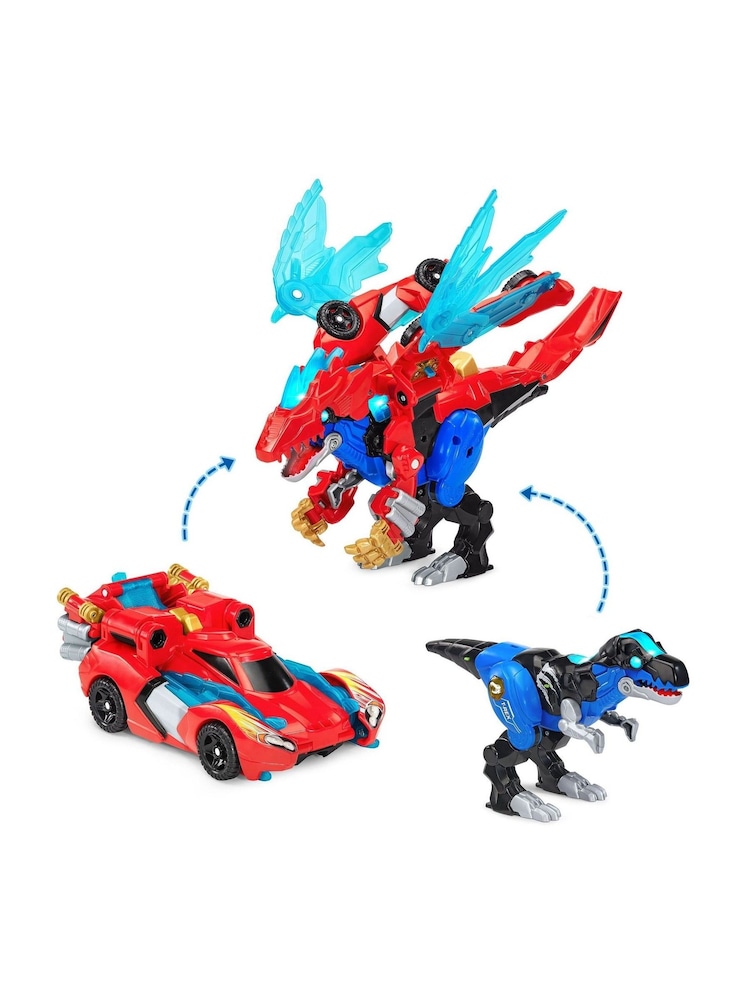 V-Tech Switch & Go Dinos® Armour Up T-Rex Dragon - Image 1 of 3 V-Tech Switch & Go Dinos® Armour Up T-Rex Dragon - Image 1 of 3
