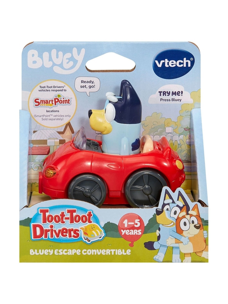 V-Tech Toot-Toot Drivers® Bluey Escape Convertible - Image 3 of 3 V-Tech Toot-Toot Drivers® Bluey Escape Convertible - Image 3 of 3