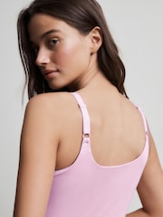 Pink Hidden Support Micro Bra Bodysuit - Image 4 of 4