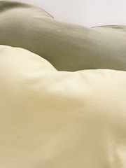 Green/Yellow Hidden Support Cotton Rib Bandeau Bra Top - Image 8 of 9