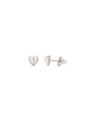 Dinny Hall Plated Bijou Folded Heart Studs Earrings - Obraz 2 z 3