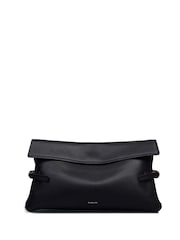 Radley Fleet Street Large Flapover Black Clutch - Image 1 of 5