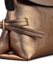 Radley Fleet Street Metallic Medium Flapover Clutch - Image 5 of 6