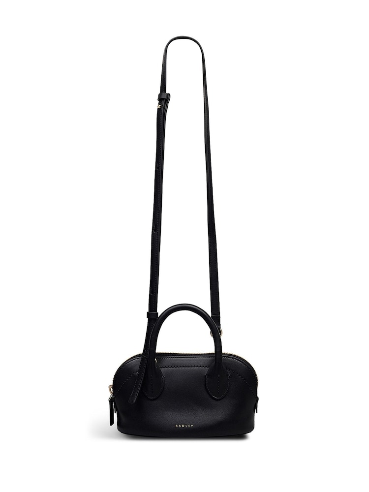 Radley The Muriel Micro Ziptop Black Grab Bag - Image 1 of 4 Radley The Muriel Micro Ziptop Black Grab Bag - Image 1 of 4