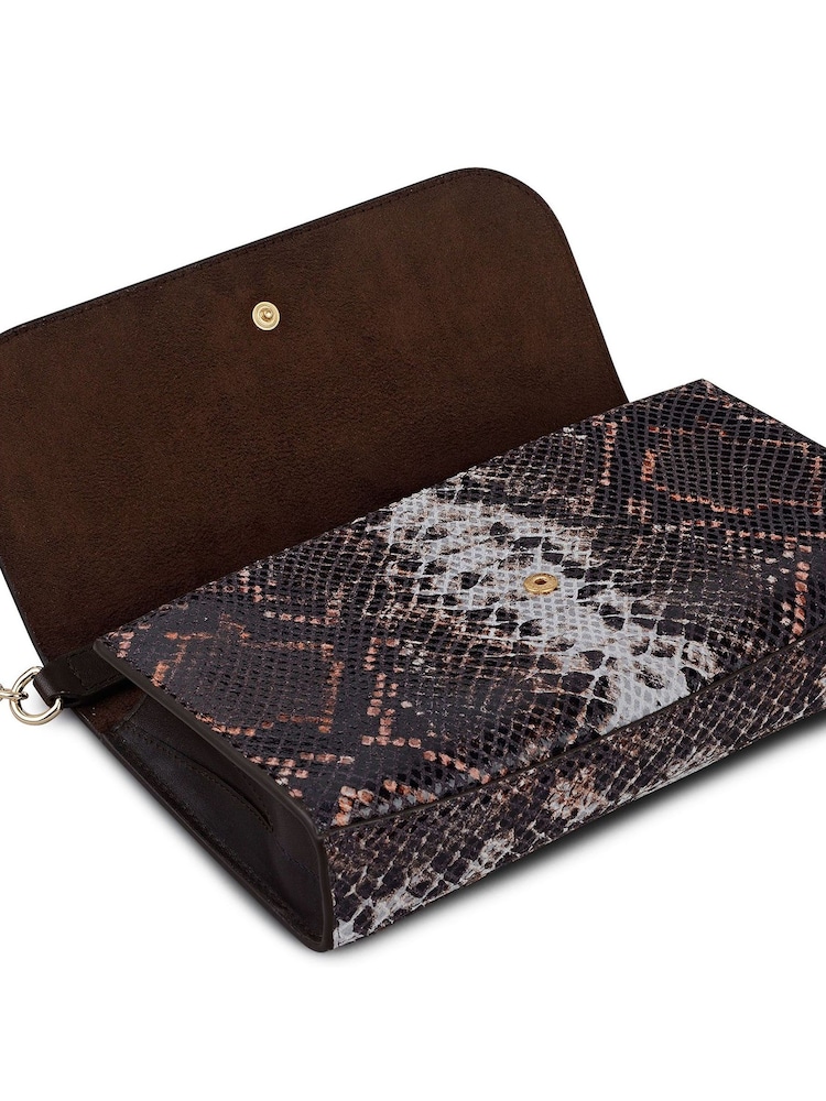 Radley Red The Rathbone - Faux Snake Micro Flapover Cross-Body Bag - Image 5 of 5
