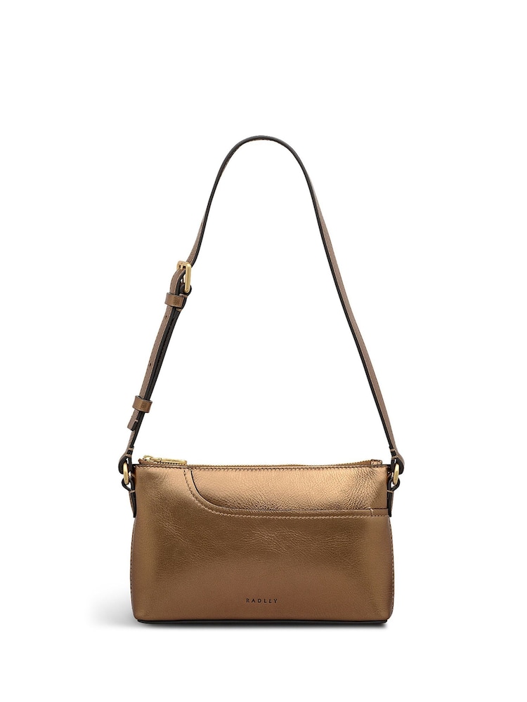 Radley Pockets - Metallic Mini Ziptop Ew Shoulder Bag - Image 1 of 4