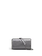 Radley Silver The Rathbone - Metallic Micro Flapover Cross-Body Bag - Image 1 of 5