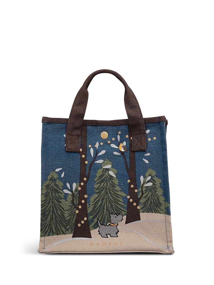 Radley Green Winter Tales Small Open Top Grab Bag - Image 1 of 4