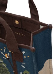 Radley Green Winter Tales Small Open Top Grab Bag - Image 3 of 4
