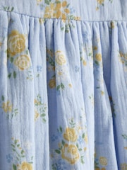 JoJo Maman Bébé Blue Rompersuit - Image 5 of 5