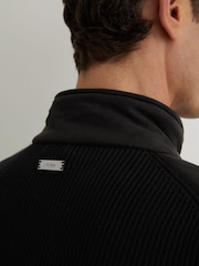 Reiss Bram Quilted Hybrid Zip-Through Jacket - Imagen 3 de 8