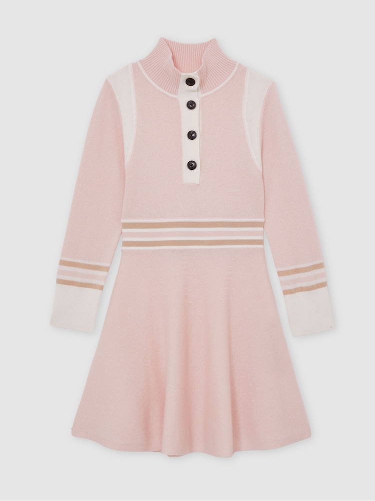 Reiss Pink Vienne Dress - Image 2 of 4 Reiss Pink Vienne Dress - Image 2 of 4