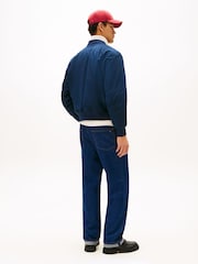 Tommy Hilfiger Blue Water Repellent Relaxed Bomber Jacket - Image 4 of 5