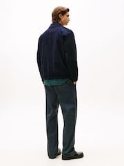 Tommy Hilfiger Blue Corduroy Reversible Ivy Jacket - Image 2 of 6