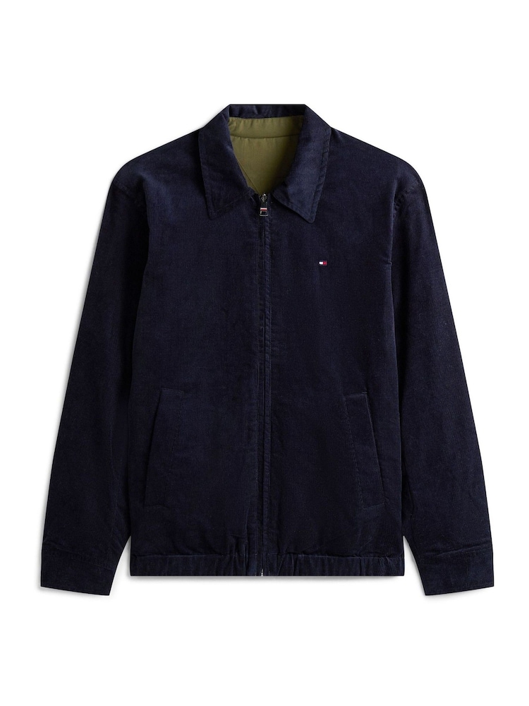 Buy Tommy Hilfiger Blue Corduroy Reversible Ivy Jacket from Next USA