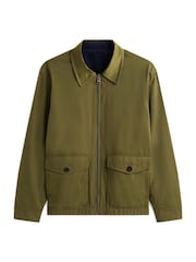 Tommy Hilfiger Blue Corduroy Reversible Ivy Jacket - Image 6 of 6
