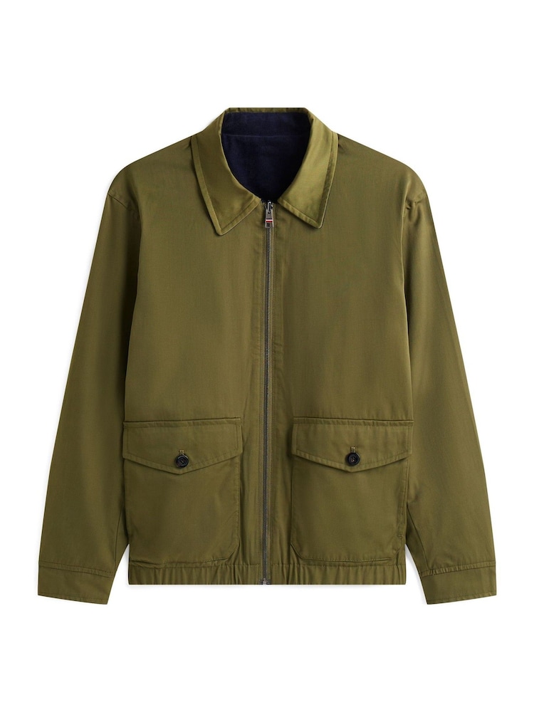 Tommy Hilfiger Blue Corduroy Reversible Ivy Jacket - Image 6 of 6 Tommy Hilfiger Blue Corduroy Reversible Ivy Jacket - Image 6 of 6