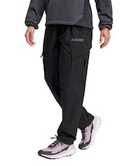 adidas Terrex Black Xploric Cargo Joggers - Image 1 of 5