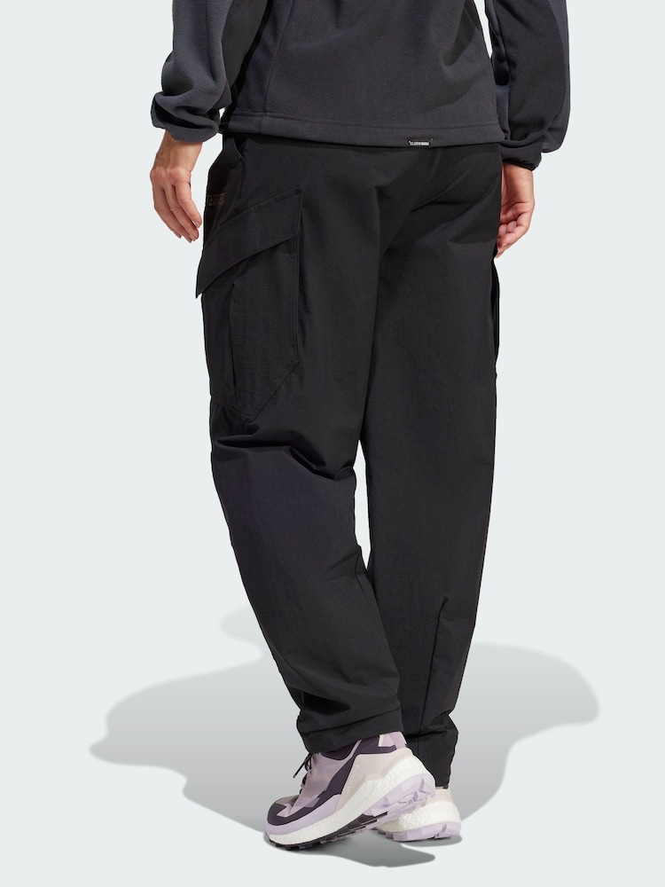 adidas Terrex Black Xploric Cargo Joggers - Image 2 of 5 adidas Terrex Black Xploric Cargo Joggers - Image 2 of 5