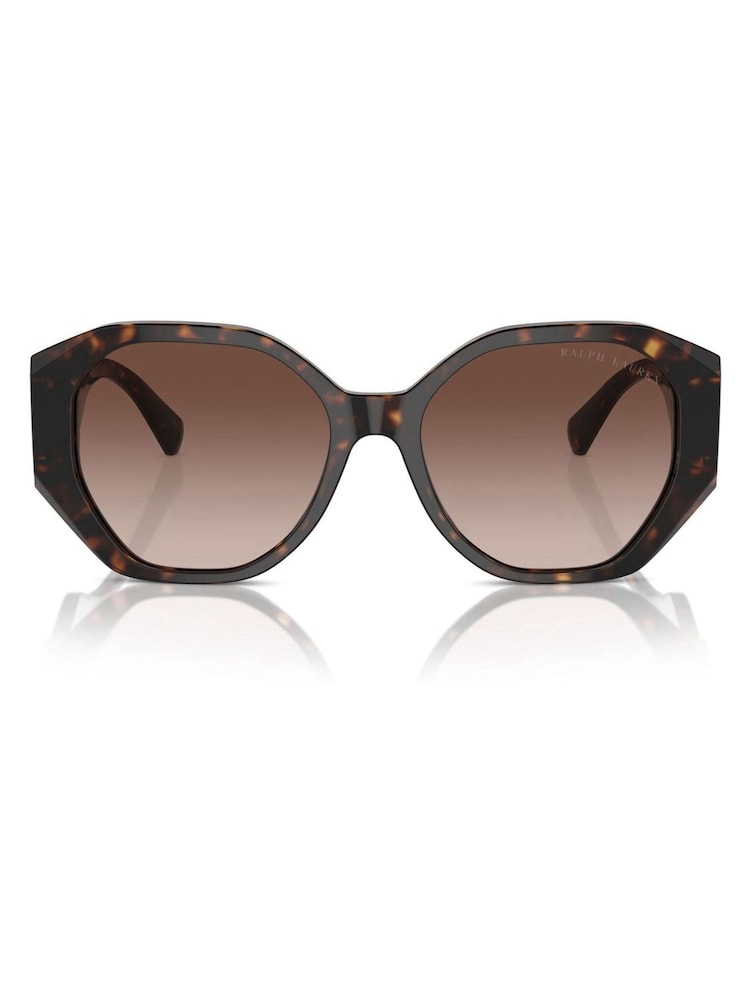 Ralph Lauren The Juliette Butterfly Brown Sunglasses - Image 1 of 5