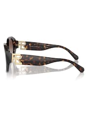 Ralph Lauren The Juliette Butterfly Brown Sunglasses - Image 2 of 5