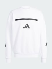 adidas White New Z.N.E. Sweatshirt - Image 5 of 5