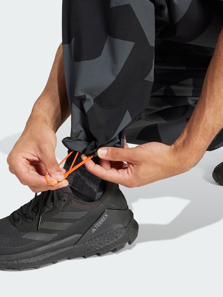 adidas Terrex Black Xploric Cargo Printed Joggers - Image 2 of 5