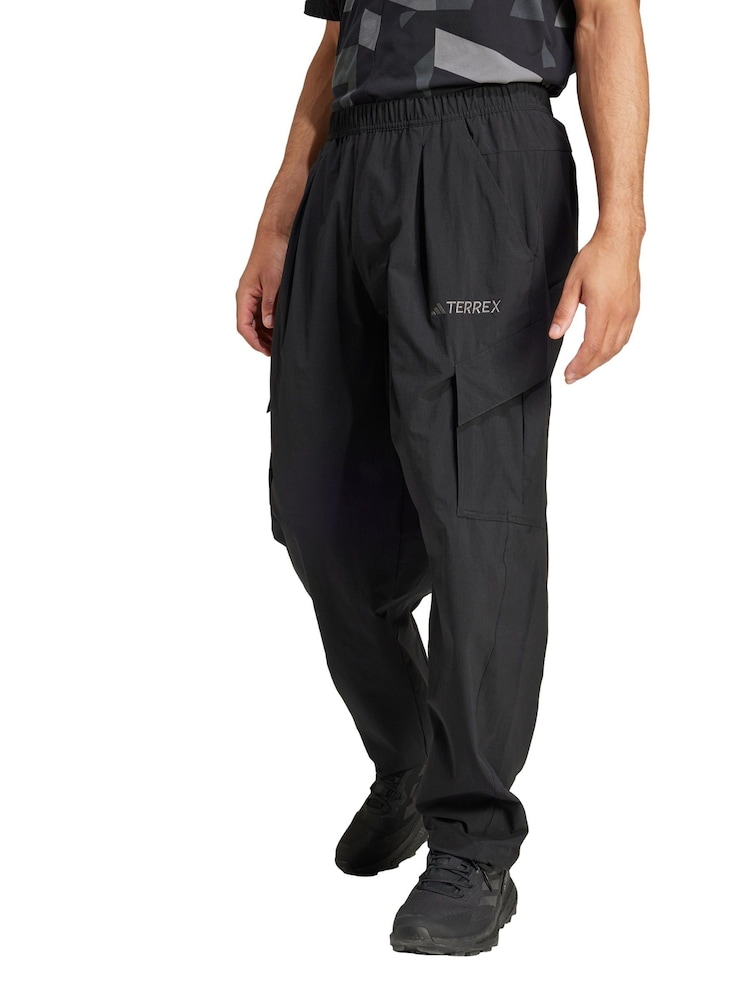 adidas Terrex Black Xploric Cargo Joggers - Image 1 of 5