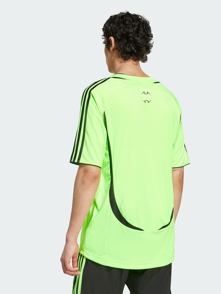 adidas Originals Green Teamgeist Adicolor T-Shirt - Image 2 of 5 adidas Originals Green Teamgeist Adicolor T-Shirt - Image 2 of 5