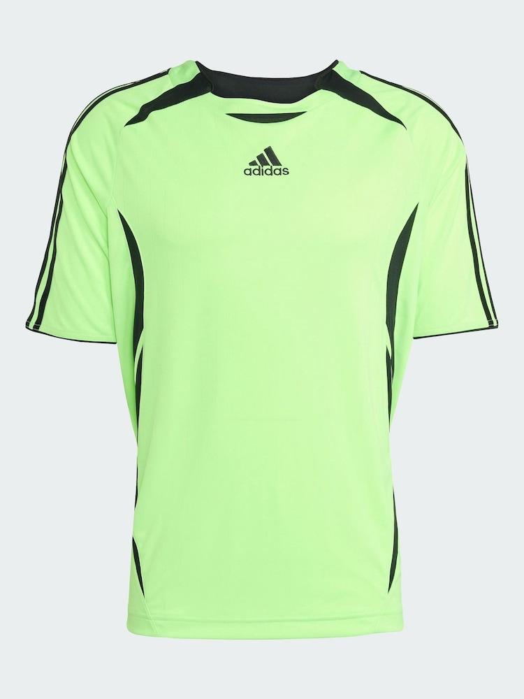 adidas Originals Green Teamgeist Adicolor T-Shirt - Image 5 of 5