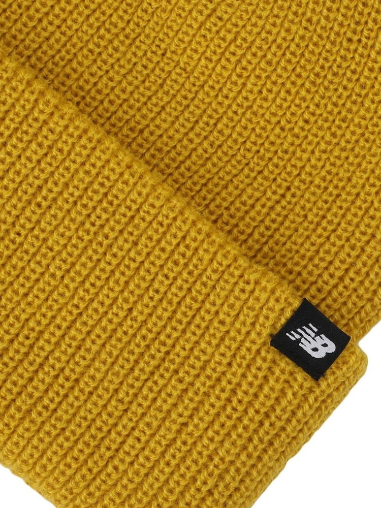New Balance Yellow Fisherman Beanie - Image 3 of 3 New Balance Yellow Fisherman Beanie - Image 3 of 3