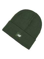 New Balance Green Flying NB Knit Cuffed Beanie - Image 1 of 3