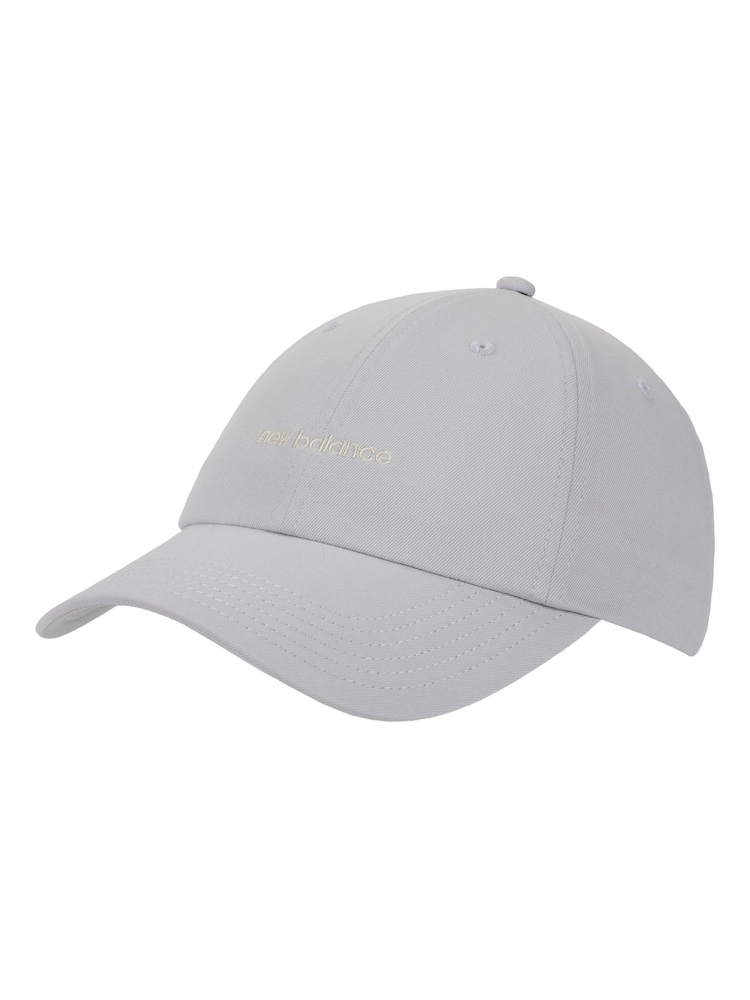 New Balance Grey Womens 6 Panel Linear Logo Hat - Image 1 of 3