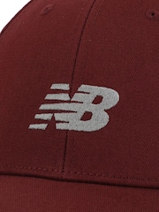New Balance Red 6 Panel Structured Snapback Hat - Image 3 of 3