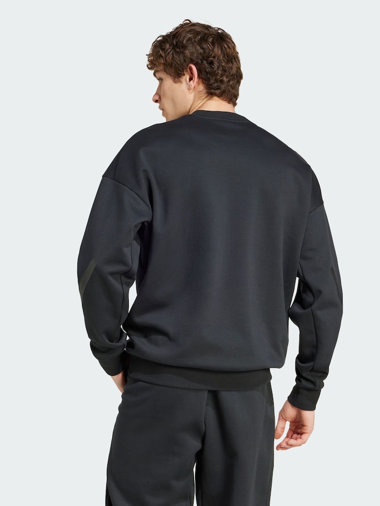 adidas Black New Z.N.E. Sweatshirt - Image 2 of 5