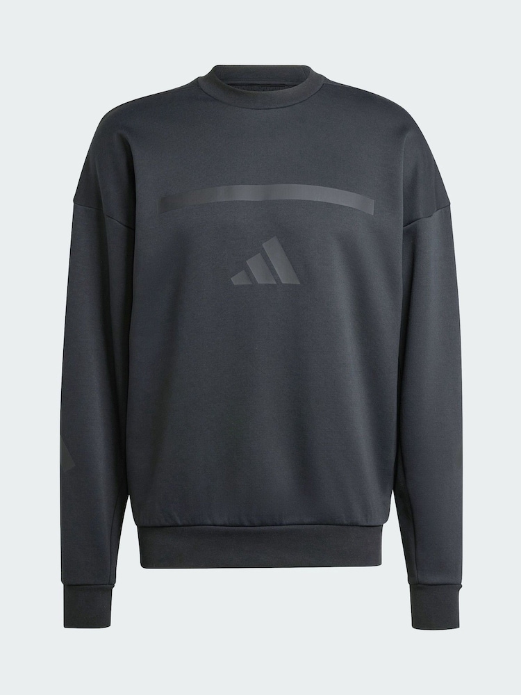 adidas Black New Z.N.E. Sweatshirt - Image 5 of 5 adidas Black New Z.N.E. Sweatshirt - Image 5 of 5