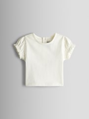 JoJo Maman Bébé Pink Seersucker Stripe Dungarees & T-Shirt Set - Image 2 of 6