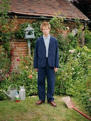 Service Works Blue Seersucker Server Suit Jacket - Image 1 of 2