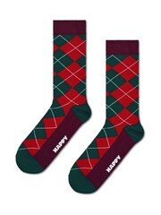 Happy Socks Green Lite 3 Pack Snowman Socks Gift Set - Image 3 of 6
