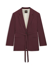 BOSS Jalara Belted Oversized Blazer - Imaginea 1 din 1