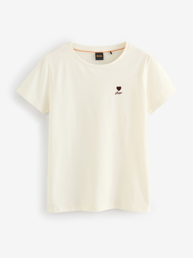 تي شيرت شعار قلب من BOSS - Image 6 of 6 تي شيرت شعار قلب من BOSS - Image 6 of 6