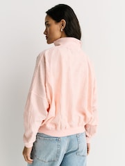 HUGO All Over Print Crop Zip Through Jersey Jacket - Bild 3 von 6