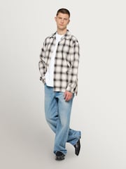 Edwin White Hombre Plaid Long Sleeve Shirt - Image 3 of 9